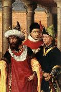 WEYDEN, Rogier van der Group of Men oil painting artist